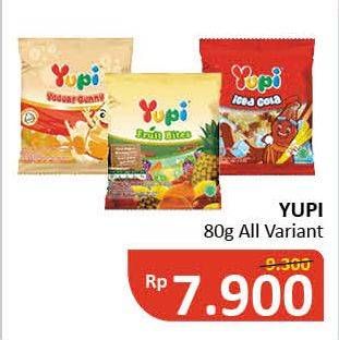 Promo Harga YUPI Candy All Variants 80 gr - Alfamidi