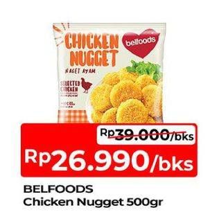 Promo Harga Belfoods Nugget Chicken Nugget 500 gr - TIP TOP