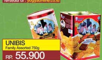 Promo Harga Unibis Family Assorted 750 gr - Yogya