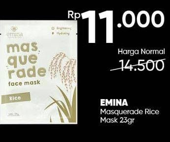 Promo Harga EMINA Masquerade Face Mask Rice 23 gr - Guardian