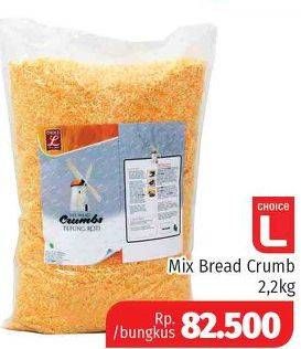Promo Harga Choice L Mix Bread Crumb 2200 gr - Lotte Grosir