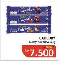 Promo Harga CADBURY Dairy Milk Dairy, Cashew 30 gr - Alfamidi
