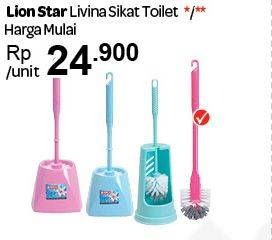 Promo Harga LION STAR Livina Sikat Toilet  - Carrefour