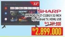 Promo Harga SHARP 2T-C32BG1 | LED TV 32 inch  - Hypermart