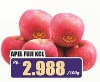 Promo Harga Apel Fuji KCL per 100 gr - Hari Hari