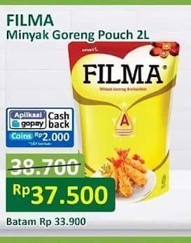 Promo Harga Filma Minyak Goreng 2000 ml - Alfamart