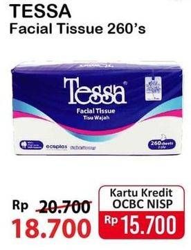 Promo Harga TESSA Facial Tissue 260 pcs - Alfamart