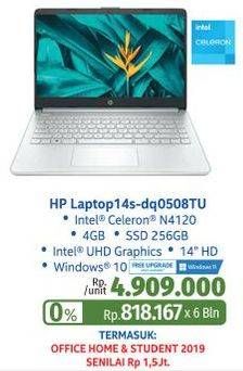 Promo Harga HP 14S-DQ0508TU  - LotteMart