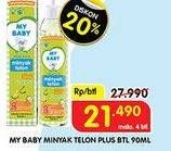 Promo Harga MY BABY Minyak Telon Plus 90 ml - Superindo