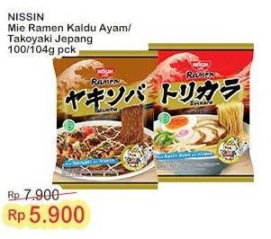 Promo Harga Nissin Ramen Kaldu Ayam, Yakisoba Takoyaki 100 gr - Indomaret