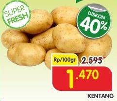 Promo Harga Kentang per 100 gr - Superindo