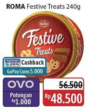 Promo Harga Roma Festive Treats 240 gr - Alfamidi