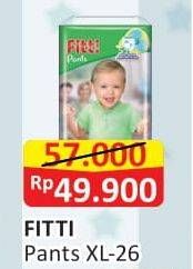 Promo Harga Fitti Pants XL26 26 pcs - Alfamart