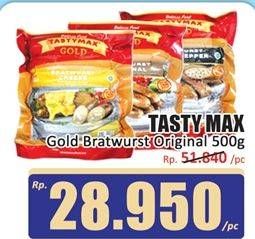 Promo Harga Tastymax Gold Bratwurst Original 500 gr - Hari Hari