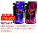 Promo Harga So Klin Royale Parfum Collection Purple Dawn, Pink Satin, Winter Breeze, Hot Summer, Black Velvet 800 ml - Alfamart