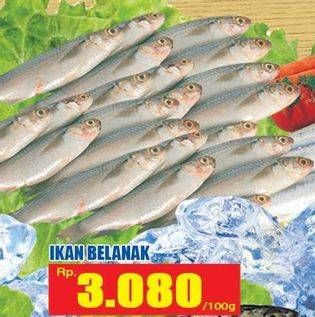 Promo Harga Ikan Belanak per 100 gr - Hari Hari