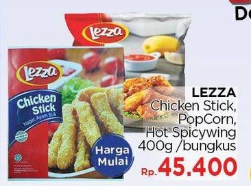 Promo Harga LEZZA Chicken Pop Corn 400 gr - LotteMart