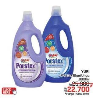 Promo Harga Yuri Porstex Pembersih Porselen Biru, Purple 1000 ml - LotteMart