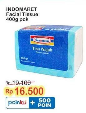 Promo Harga Indomaret Facial Tissue Non Perfumed 400 gr - Indomaret