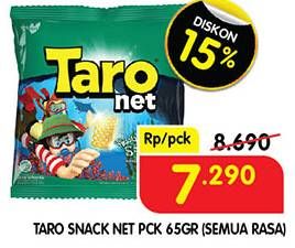 Promo Harga Taro Net All Variants 65 gr - Superindo