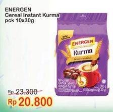 Promo Harga ENERGEN Cereal Instant Kurma per 10 sachet 30 gr - Indomaret