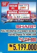 Promo Harga Sharp 2T-C50AD1i Full-HD 50"  - Hypermart