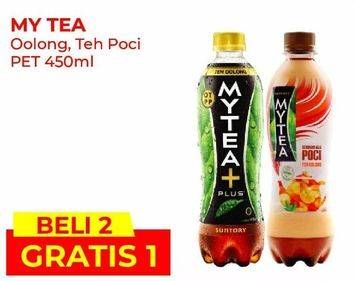 Promo Harga MY TEA Minuman Teh Poci Oolong, Oolong Plus 450 ml - Alfamart