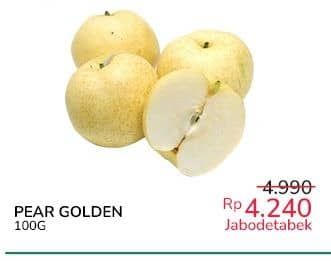 Promo Harga Pear Golden per 100 gr - Indomaret