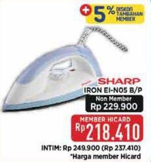 Promo Harga Sharp EI-N05 Iron Blue, Pink  - Hypermart