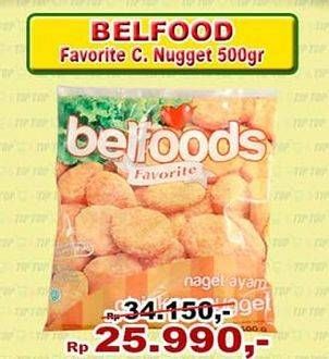 Promo Harga BELFOODS Nugget 500 gr - TIP TOP