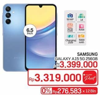 Promo Harga Samsung Galaxy A15 5G Smartphone 8/256 GB  - LotteMart