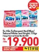 SO KLIN Softergent Red/Blue/Sakura/White and Bright 770gr