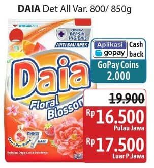 Promo Harga Daia Deterjen Bubuk All Variants 800 gr - Alfamidi