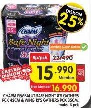 Promo Harga Charm Safe Night Gathers 42cm 8 pcs - Superindo