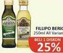 Promo Harga Filippo Berio Olive Oil All Variants 250 ml - Alfamidi
