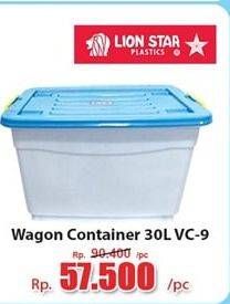 Promo Harga LION STAR Wagon Container VCL-9 30000 ml - Hari Hari