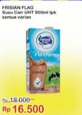 Promo Harga FRISIAN FLAG Susu UHT Purefarm Swiss Chocolate 900 ml - Indomaret