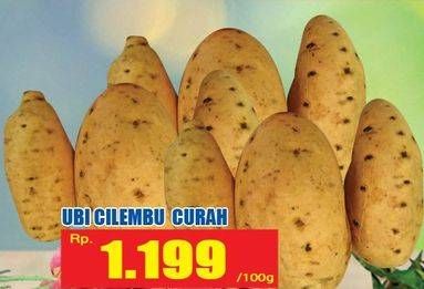 Promo Harga Ubi Cilembu Curah per 100 gr - Hari Hari