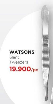 Promo Harga WATSONS Slant Tweezers  - Watsons