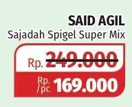 Promo Harga SAID AGIL Sajadah Spigel Super Mix  - Lotte Grosir