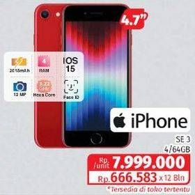 Promo Harga Apple iPhone SE Generasi Ke-3  - Lotte Grosir