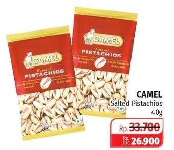 Promo Harga CAMEL Natural Baked Pistachios 40 gr - Lotte Grosir