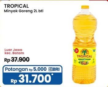 Promo Harga Tropical Minyak Goreng 2000 ml - Indomaret