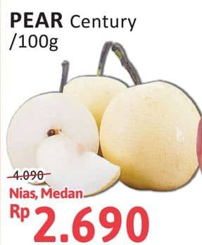 Promo Harga Pear Century per 100 gr - Alfamidi