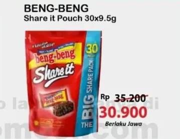Promo Harga Beng-beng Share It per 30 pcs 9 gr - Alfamart