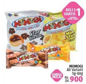 Promo Harga MOMOGI Regular Snack All Variants 6 gr - LotteMart