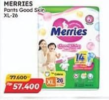 Promo Harga Merries Pants Good Skin XL26 26 pcs - Alfamart