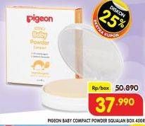 Promo Harga Pigeon Baby Powder Compact 45 gr - Superindo