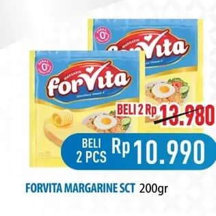 Promo Harga Forvita Margarine 200 gr - Hypermart
