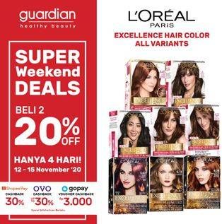 Promo Harga LOREAL Excellence Creme All Variants per 2 box - Guardian